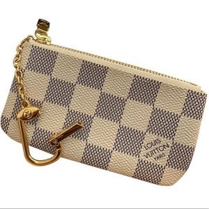 NEW Louis Vuitton Damier Azur Key Pouch